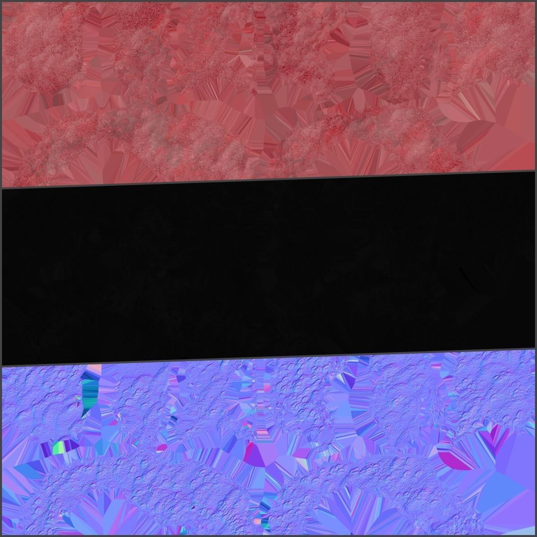 inside an arterial cave PRO PACK Low-poly 3D model_9