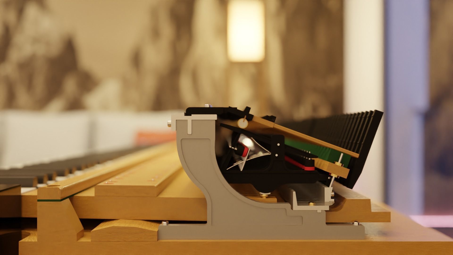 Kawai NV10 Hybrid Piano 3D model_9