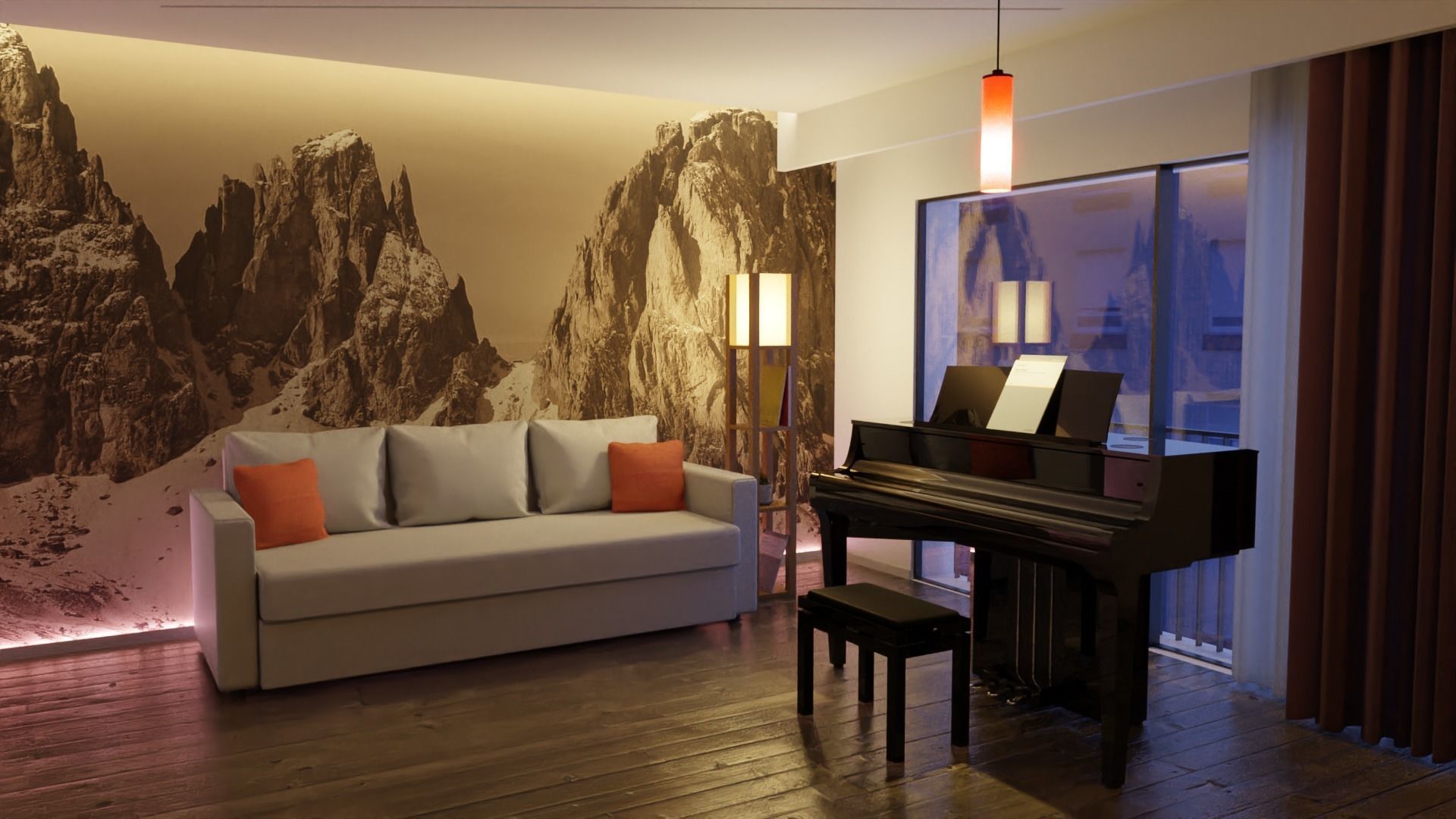 Kawai NV10 Hybrid Piano 3D model_2