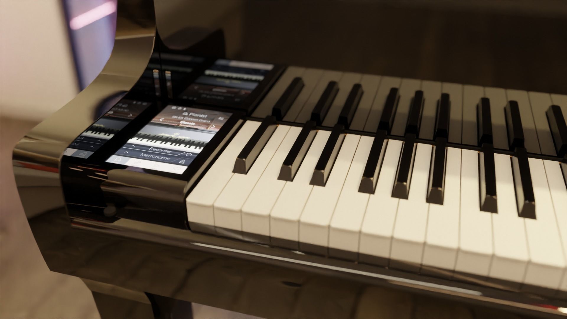 Kawai NV10 Hybrid Piano 3D model_4