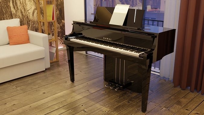 Kawai NV10 Hybrid Piano 3D model
