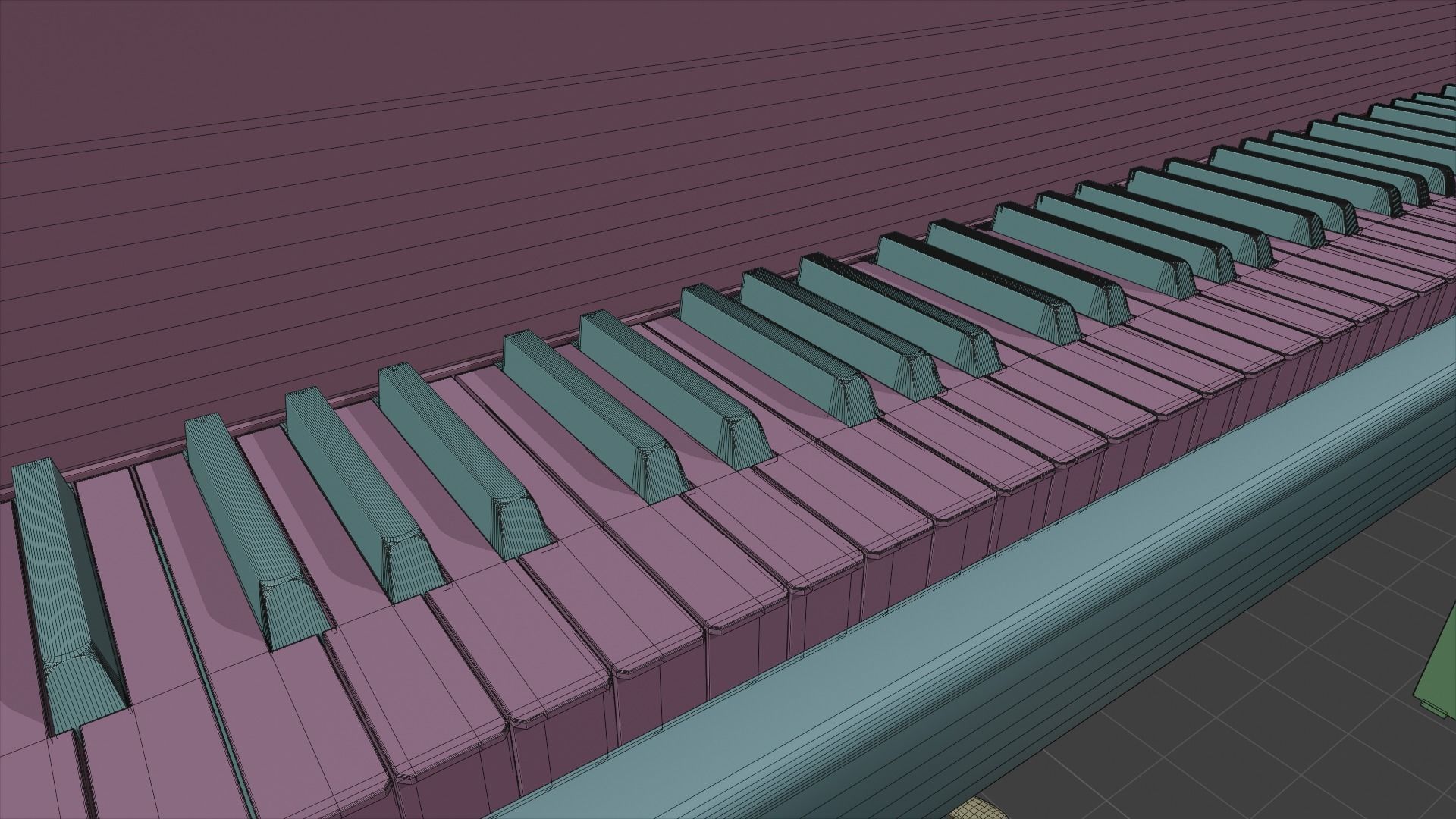 Kawai NV10 Hybrid Piano 3D model_11