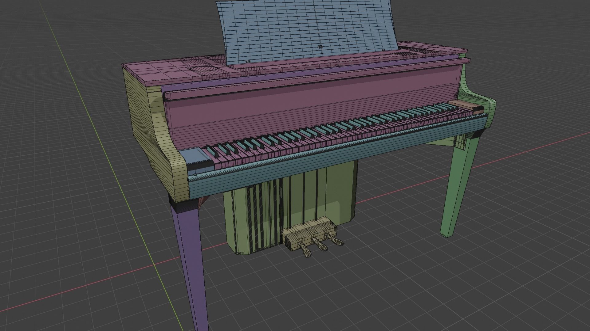 Kawai NV10 Hybrid Piano 3D model_10