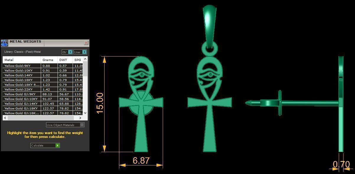 Cross Legends of Gor 3D print model_2