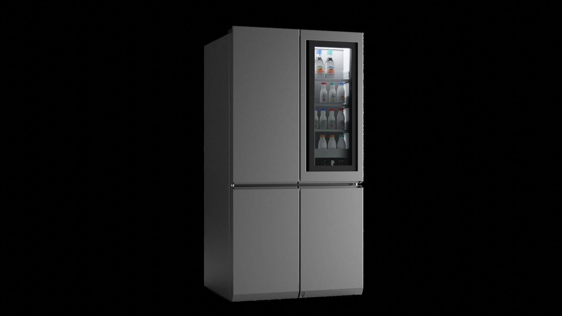 SIGNATURE LG LSR100RU Refrigerator 3D model for Blender 3D model_12