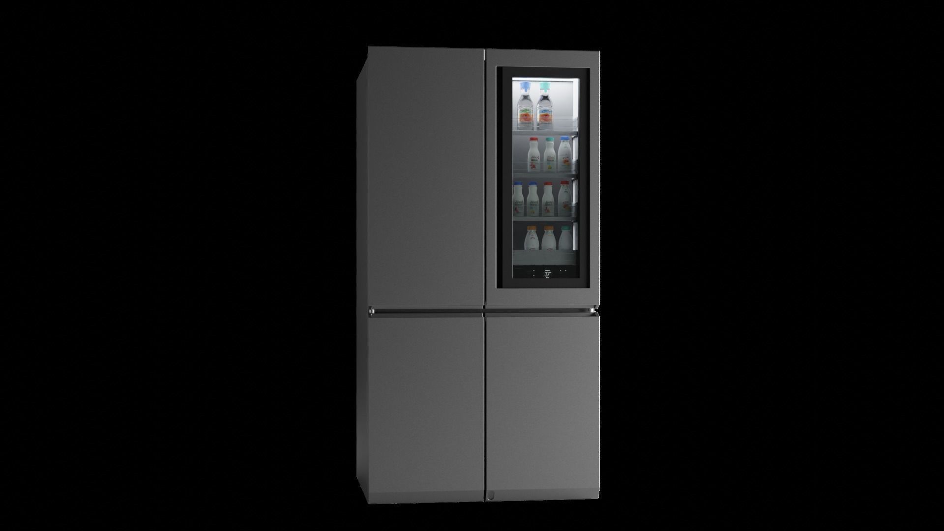 SIGNATURE LG LSR100RU Refrigerator 3D model for Blender 3D model_11