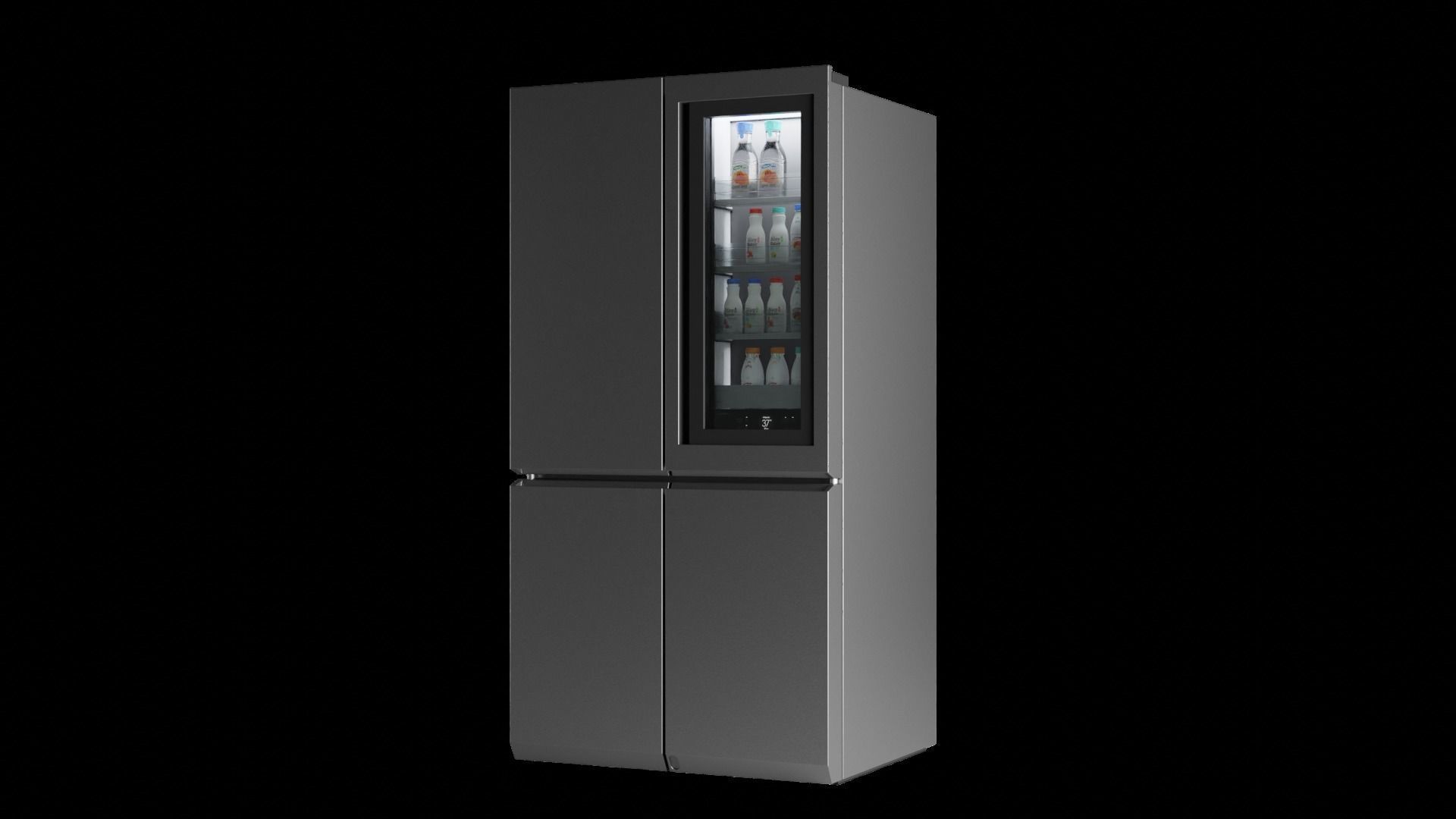 SIGNATURE LG LSR100RU Refrigerator 3D model for Blender 3D model_7