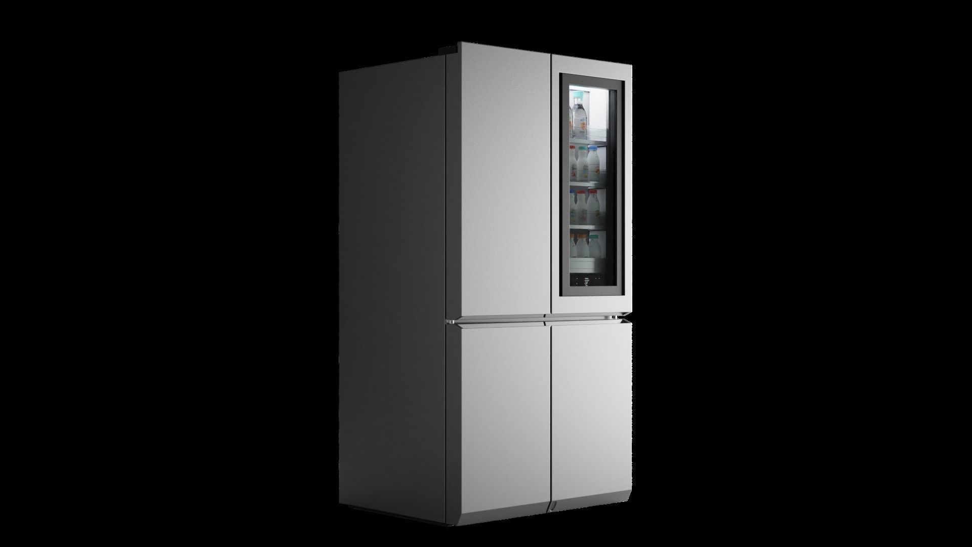 SIGNATURE LG LSR100RU Refrigerator 3D model for Blender 3D model_0