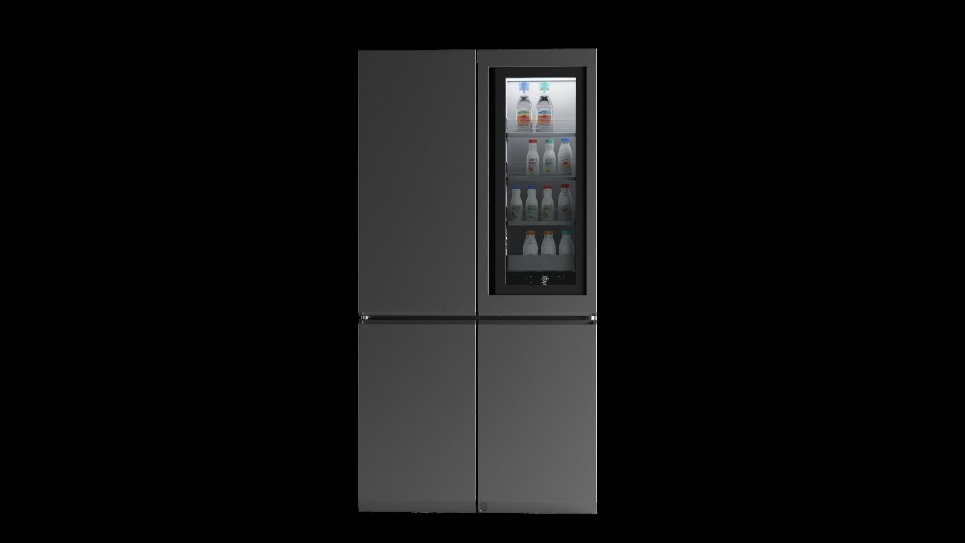 SIGNATURE LG LSR100RU Refrigerator 3D model for Blender 3D model_9