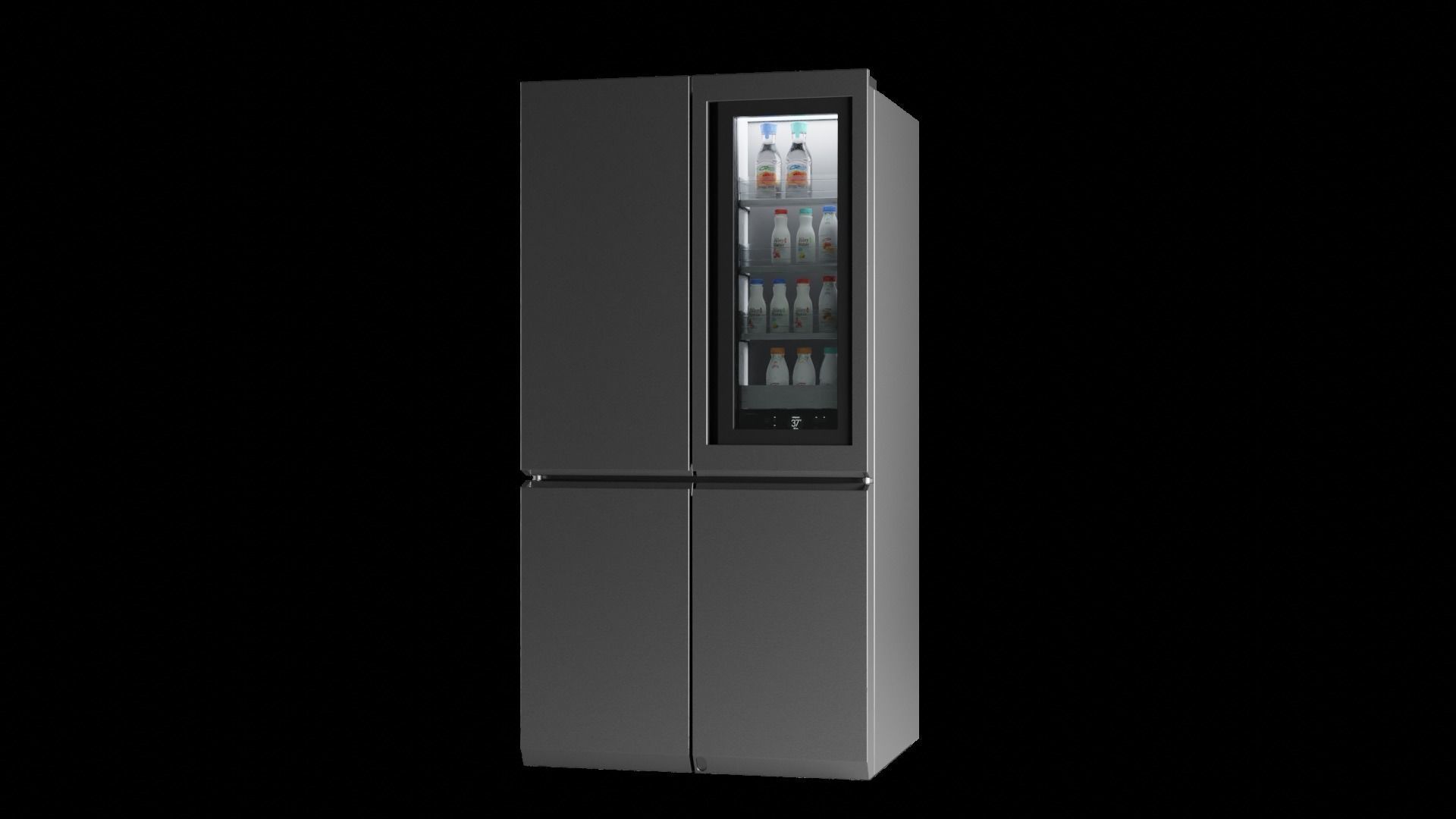 SIGNATURE LG LSR100RU Refrigerator 3D model for Blender 3D model_8