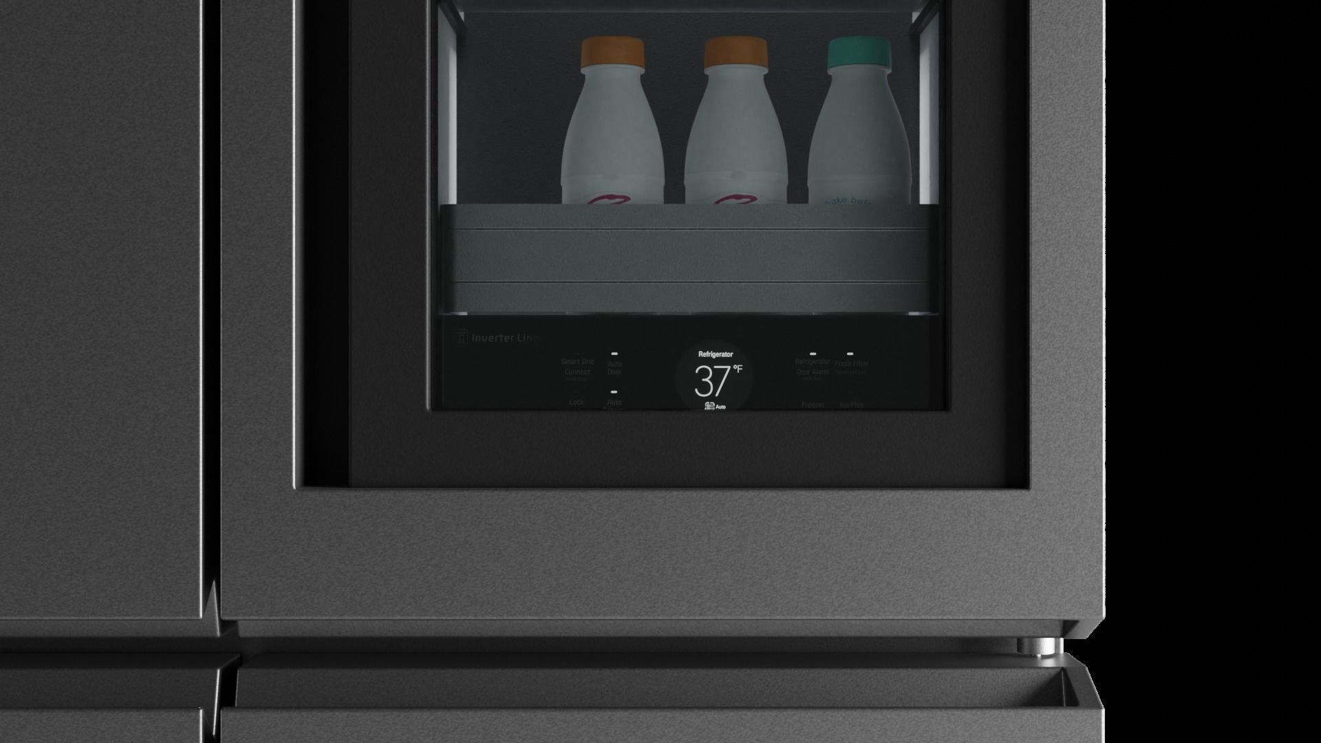 SIGNATURE LG LSR100RU Refrigerator 3D model for Blender 3D model_2