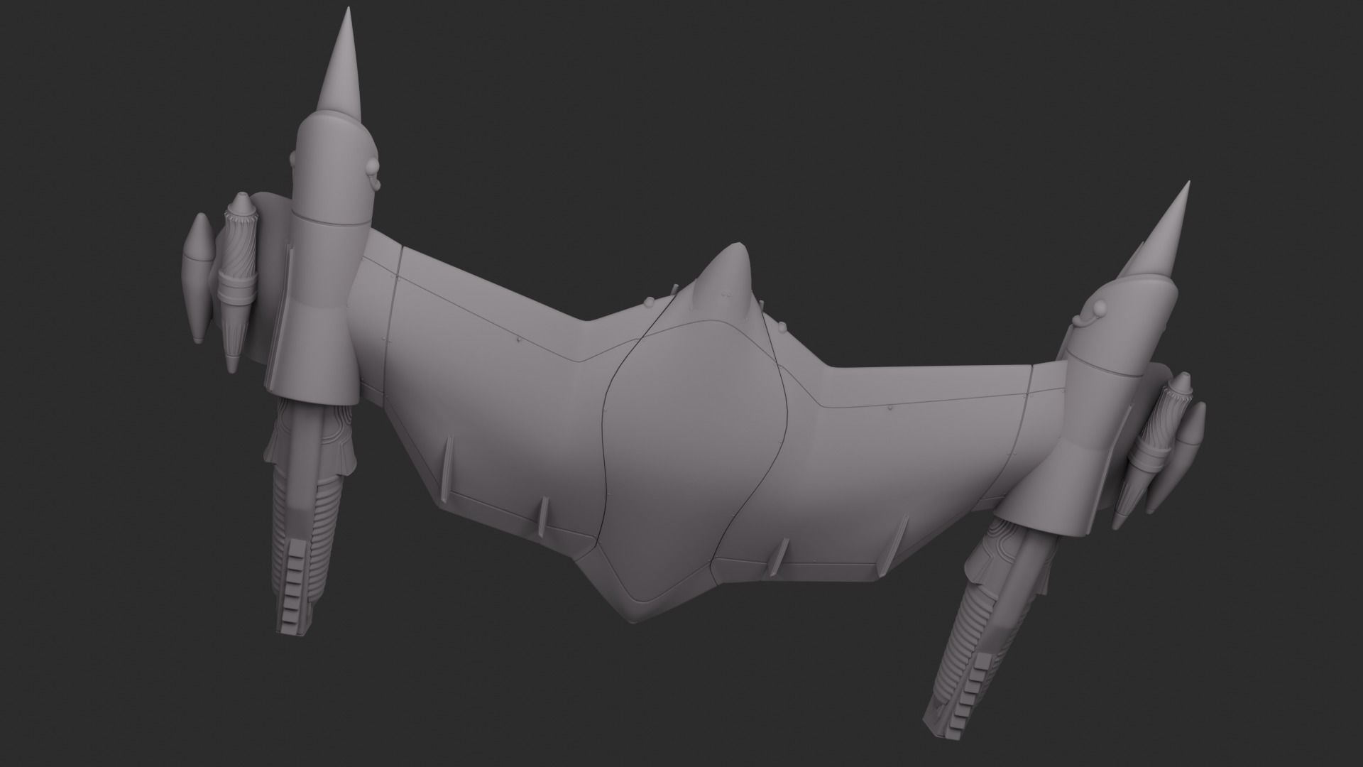 Spaceship 3D print model_6