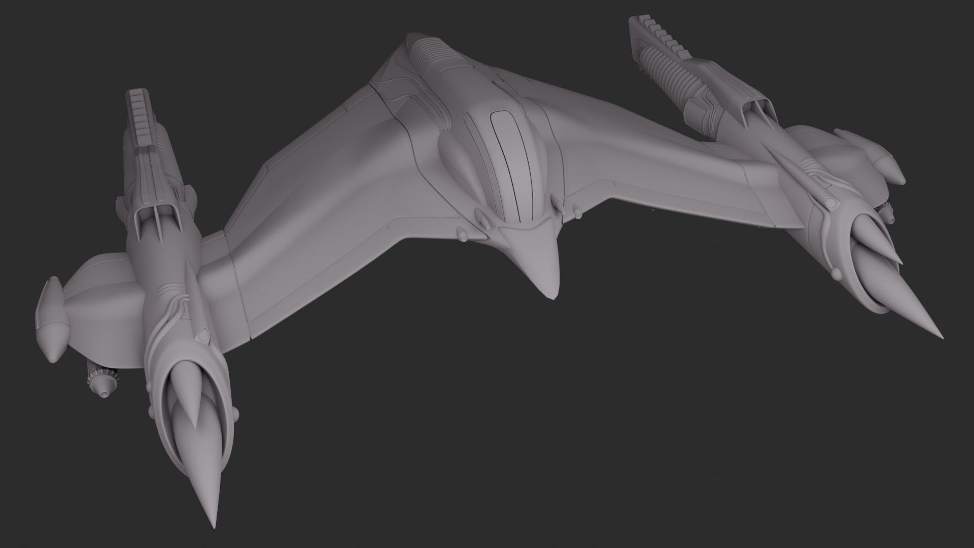 Spaceship 3D print model_5