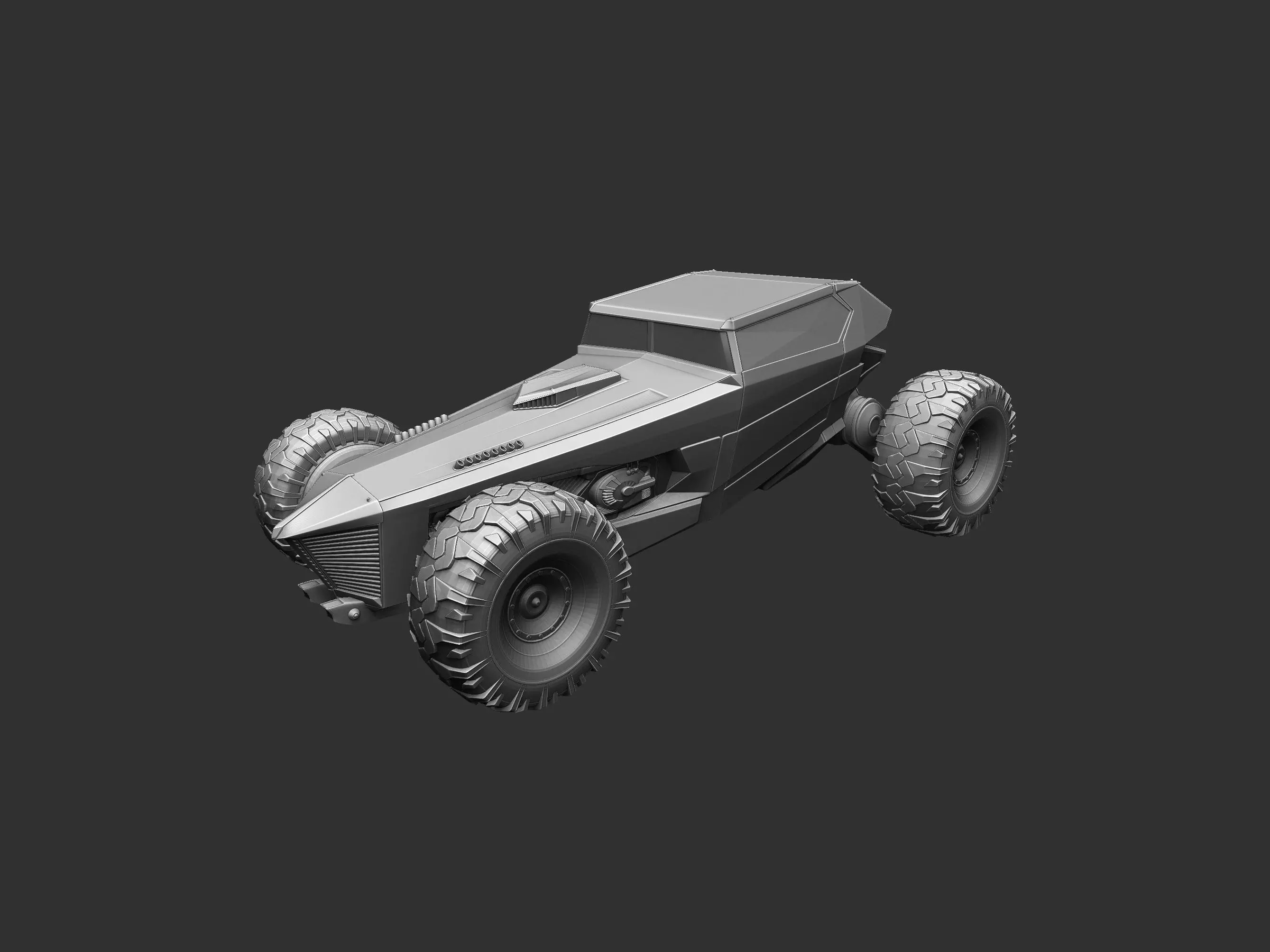 Futuristic car-Xxx 3D print model