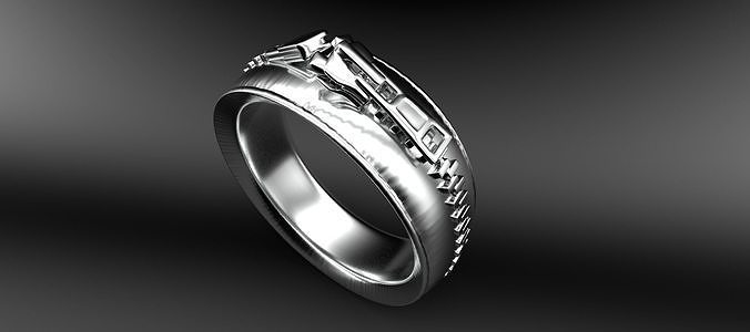 Ring zip  3D print model
