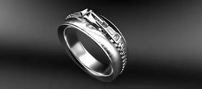 Ring zip  3D print model