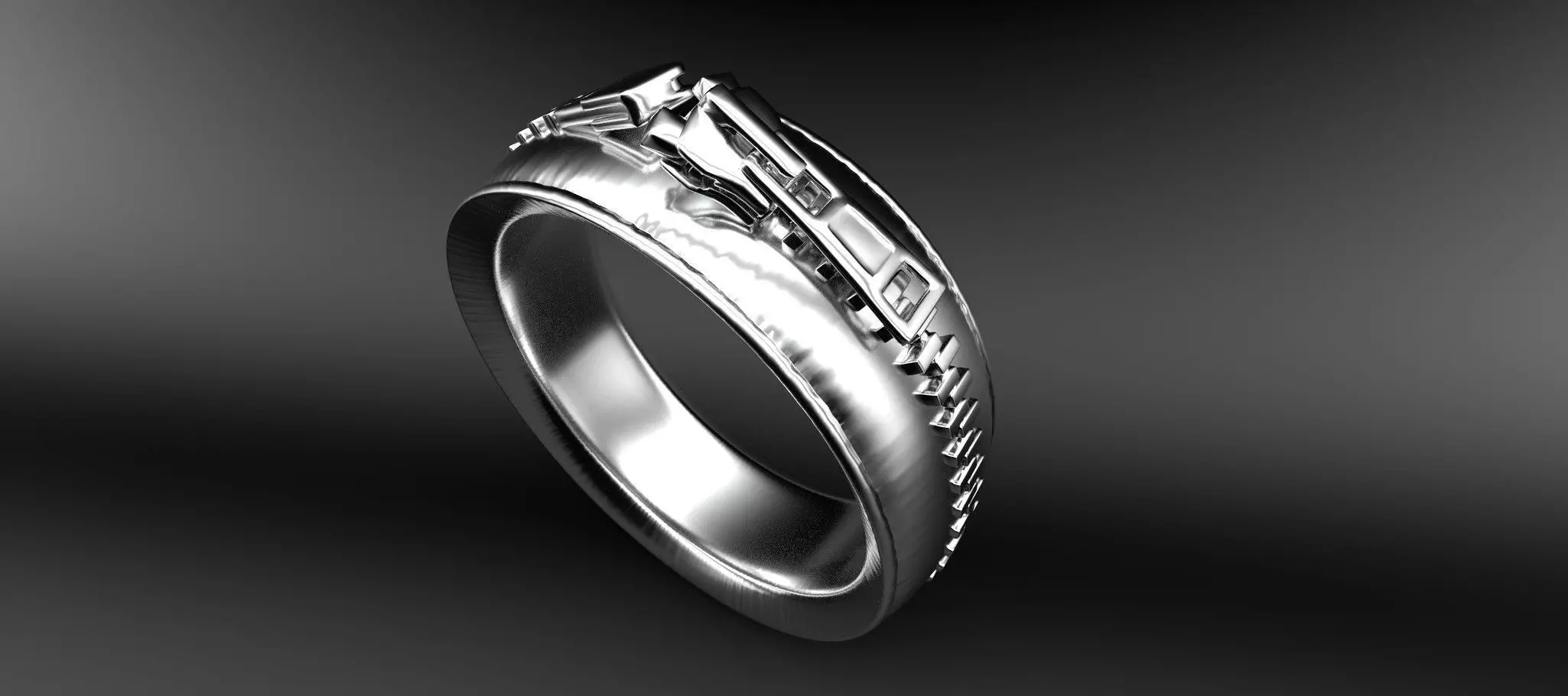 Ring zip 3D print model