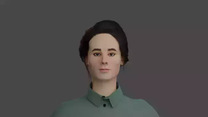 Digital Human Female 002 Free 3D model