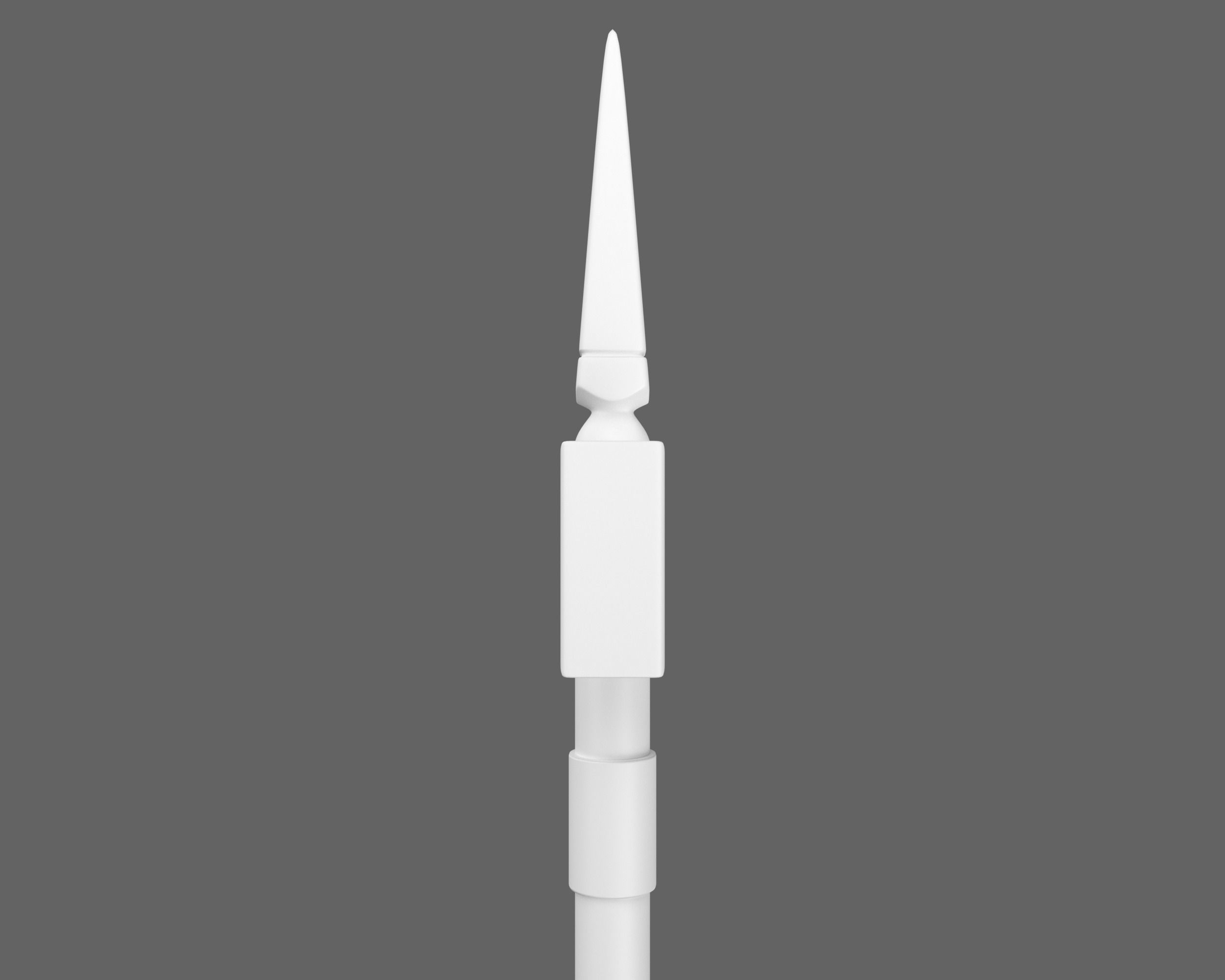 Ancient Indo Persian Tabar Low-poly 3D model_12