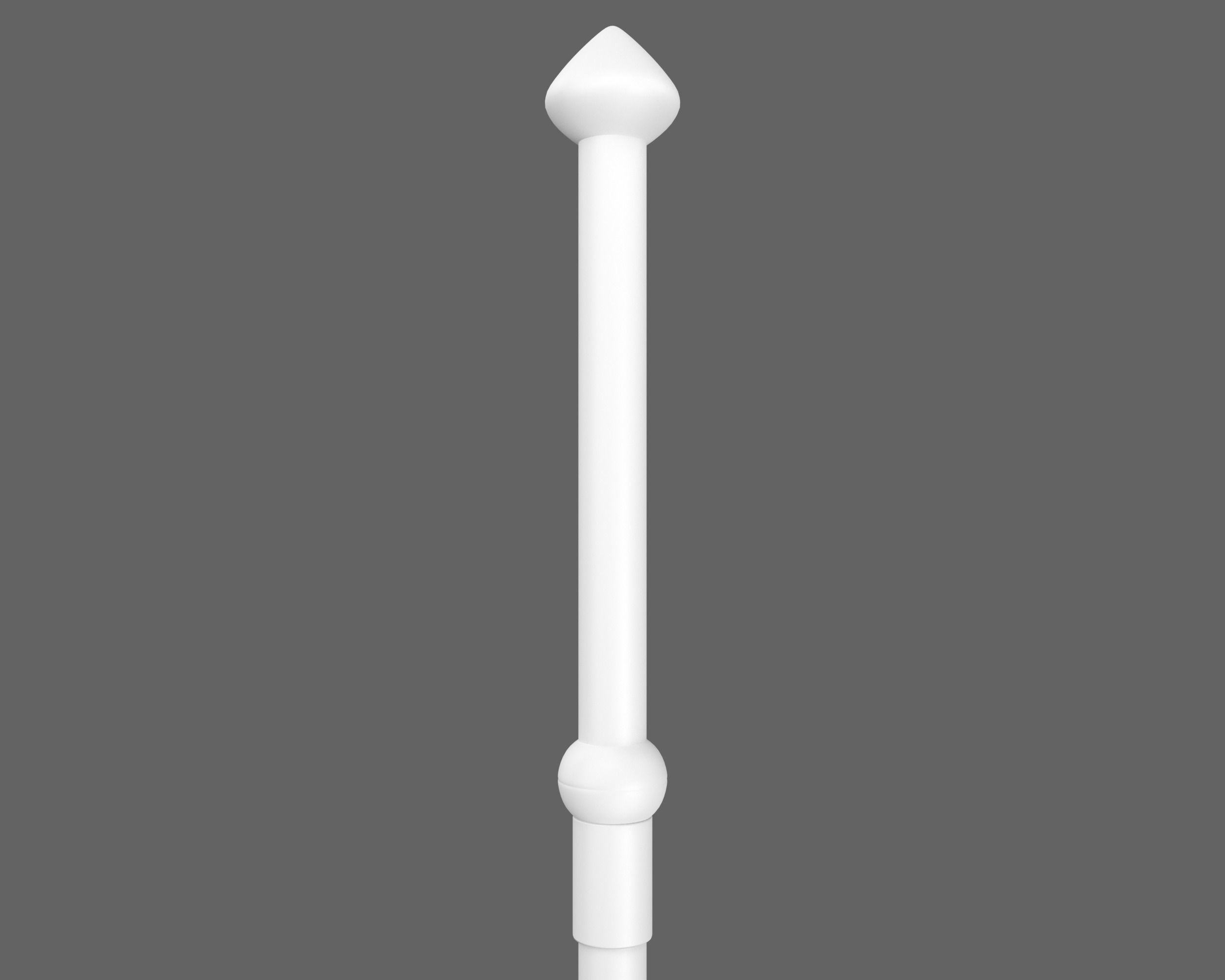 Ancient Indo Persian Tabar Low-poly 3D model_15