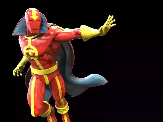 Red Tornado - Classic version 3D print model