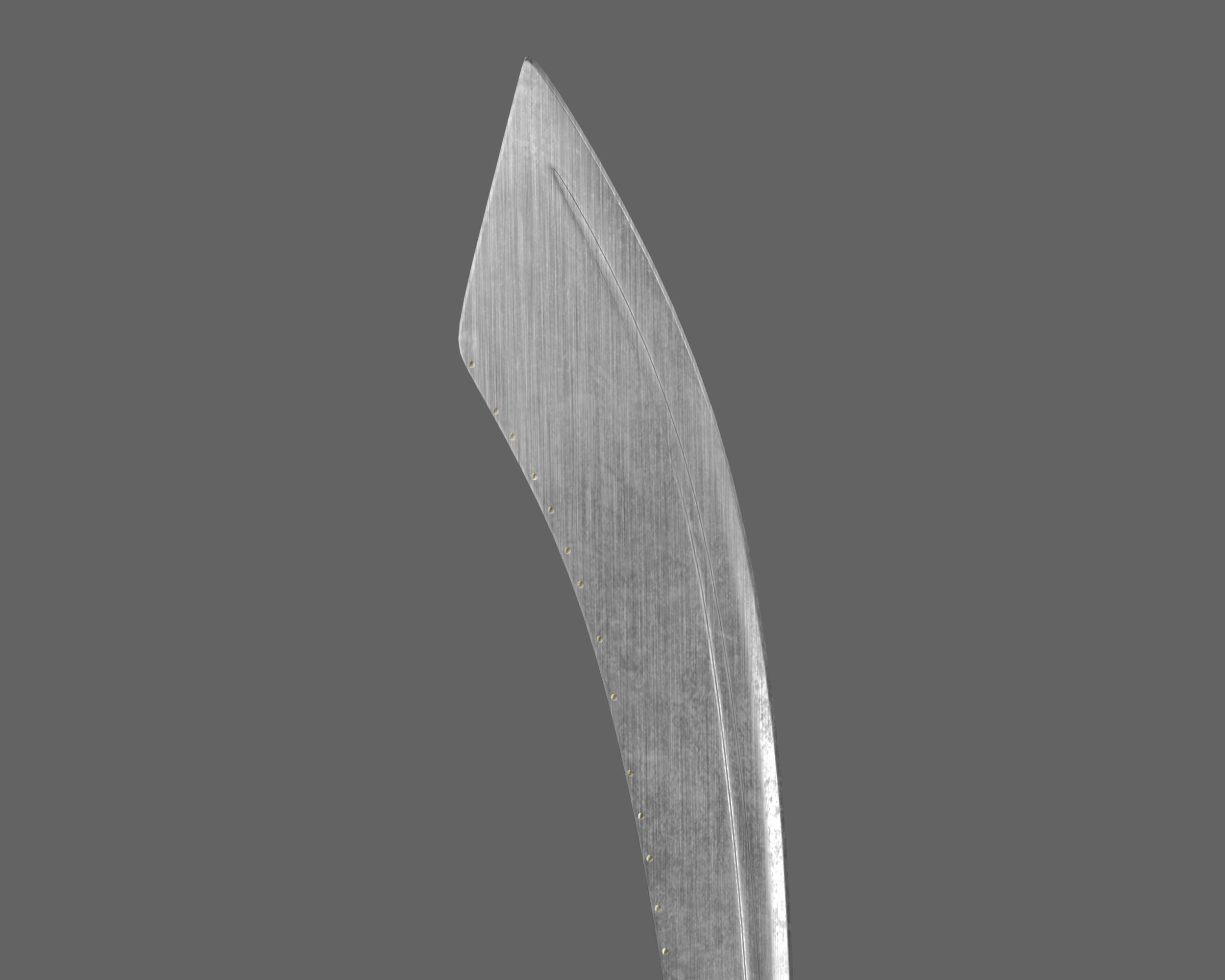 Ancient Indo Persian Scimitar Low-poly 3D model_8
