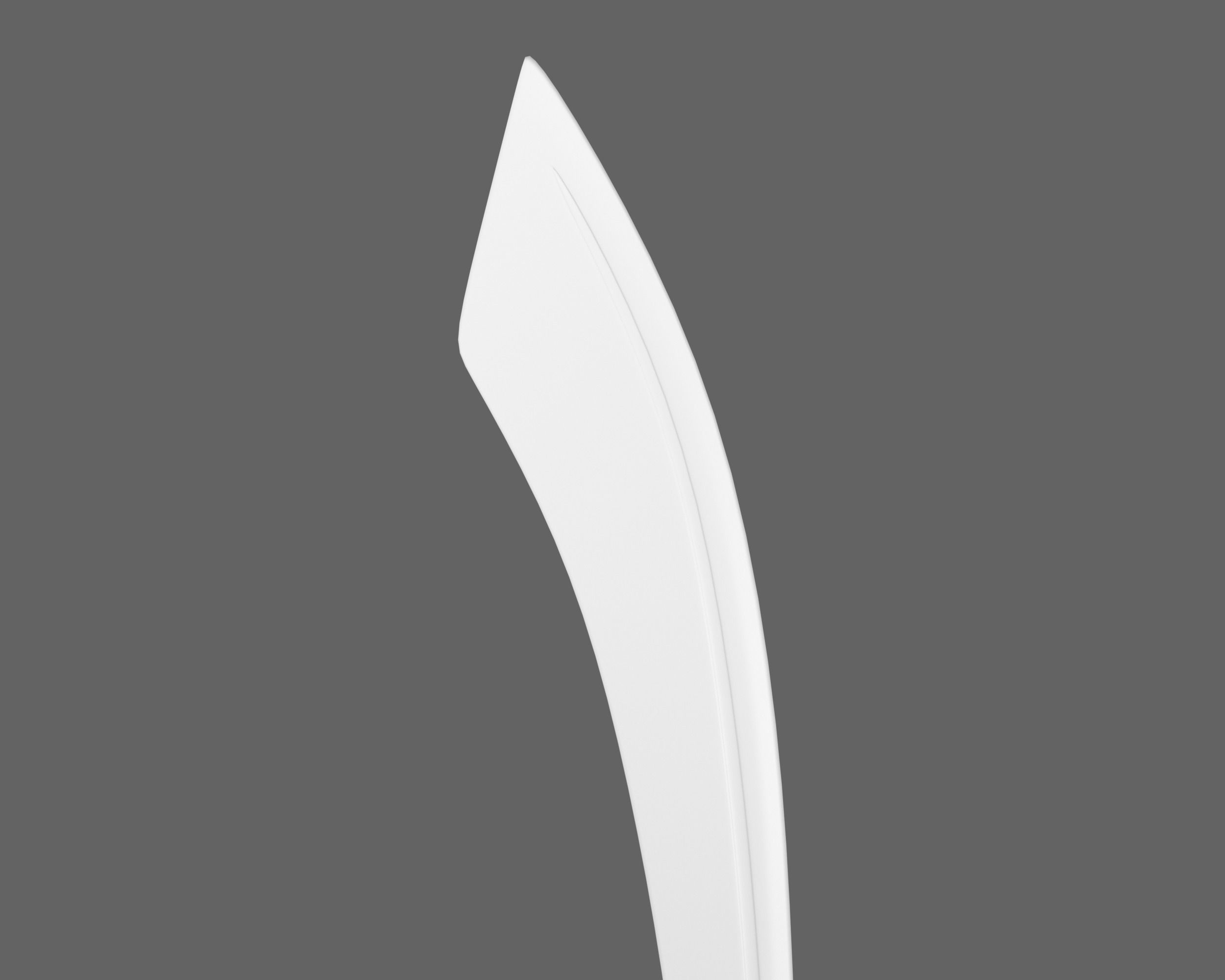 Ancient Indo Persian Scimitar Low-poly 3D model_9
