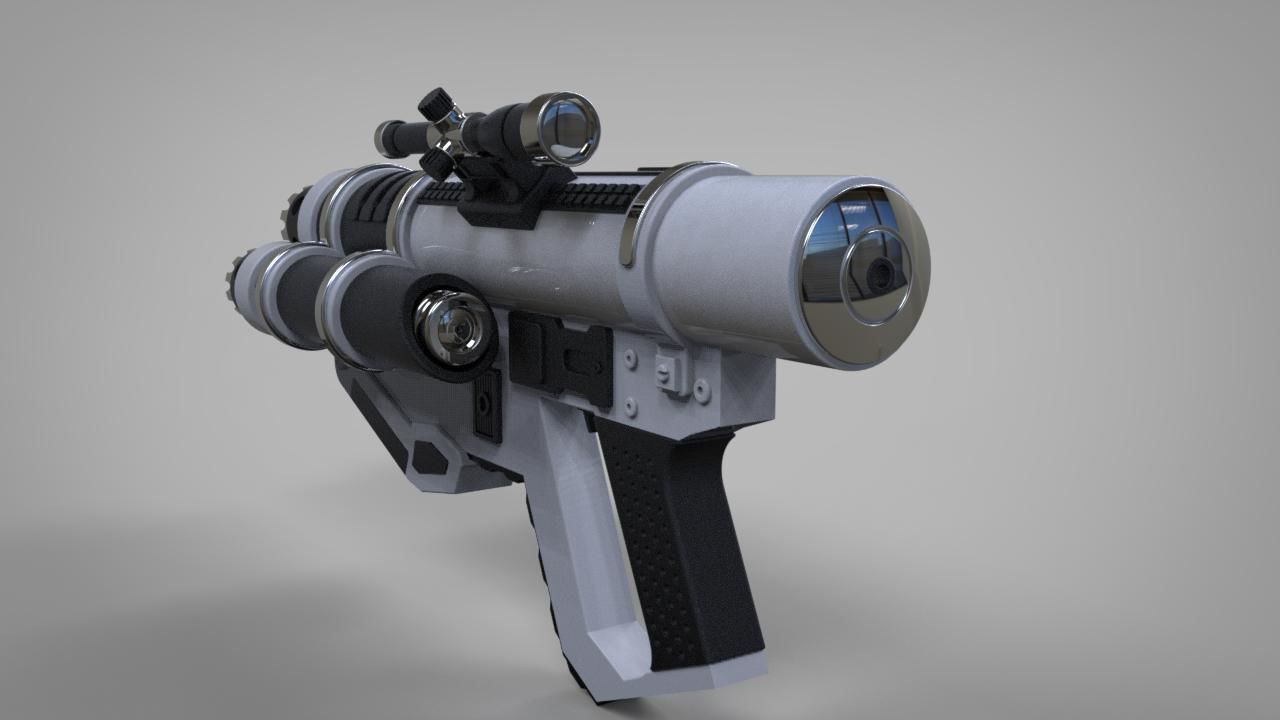 Star Wars Battlefront II G125 projectile launcher  3D print model_2