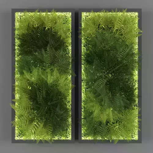 Vertical garden 57 Low-poly 3D model