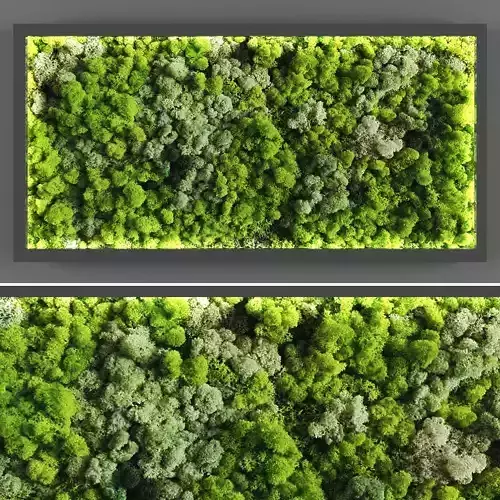 Vertical garden 59 Low-poly 3D model