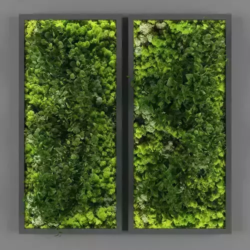 Vertical garden 62 Low-poly 3D model