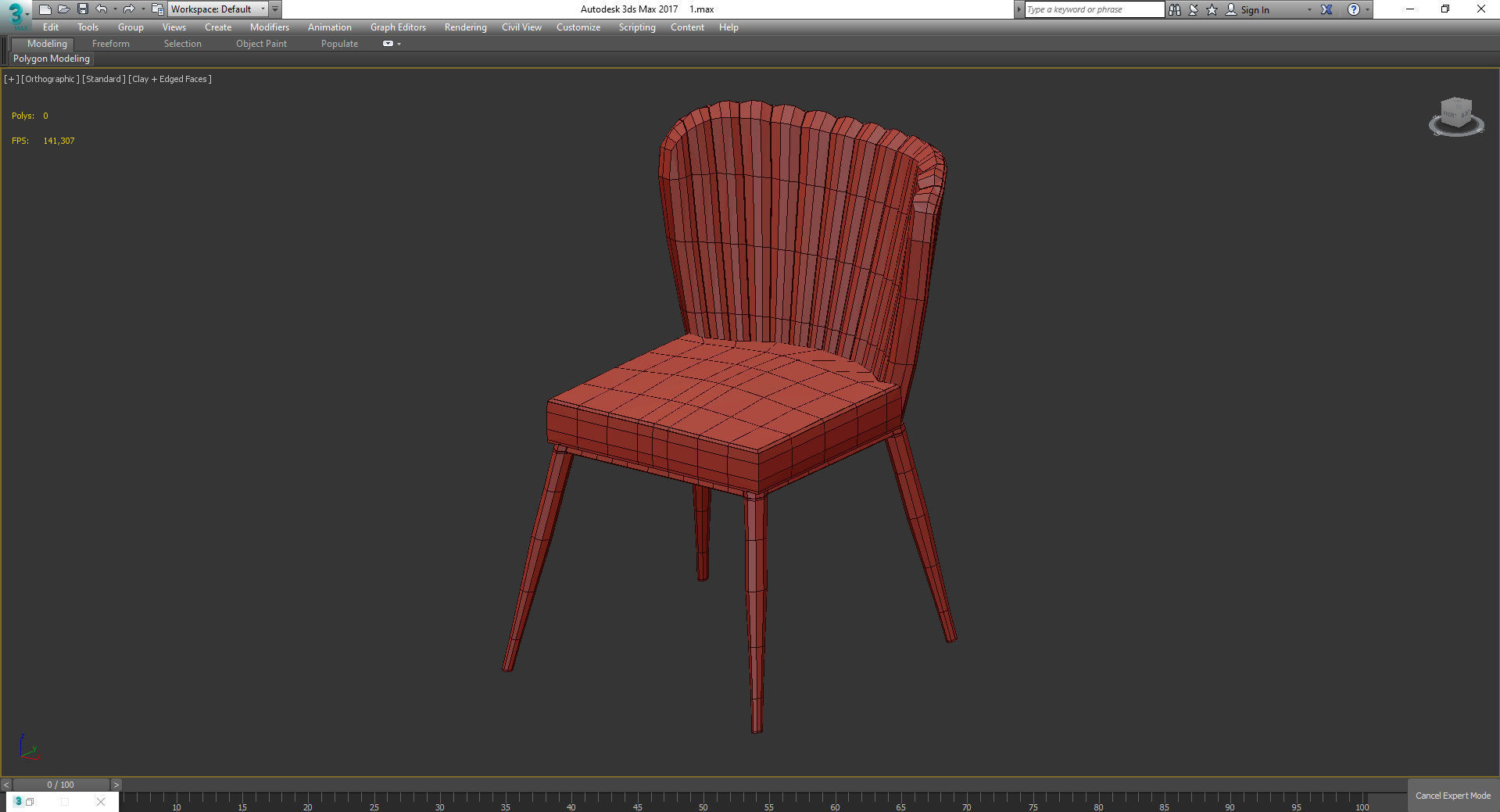 Tolivere Dining Chair 3d model Low-poly 3D model_2