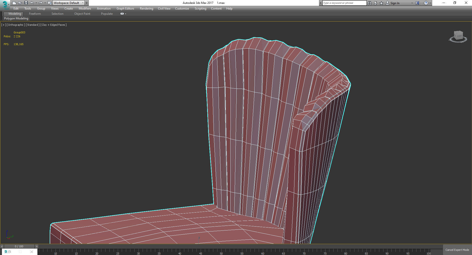 Tolivere Dining Chair 3d model Low-poly 3D model_4