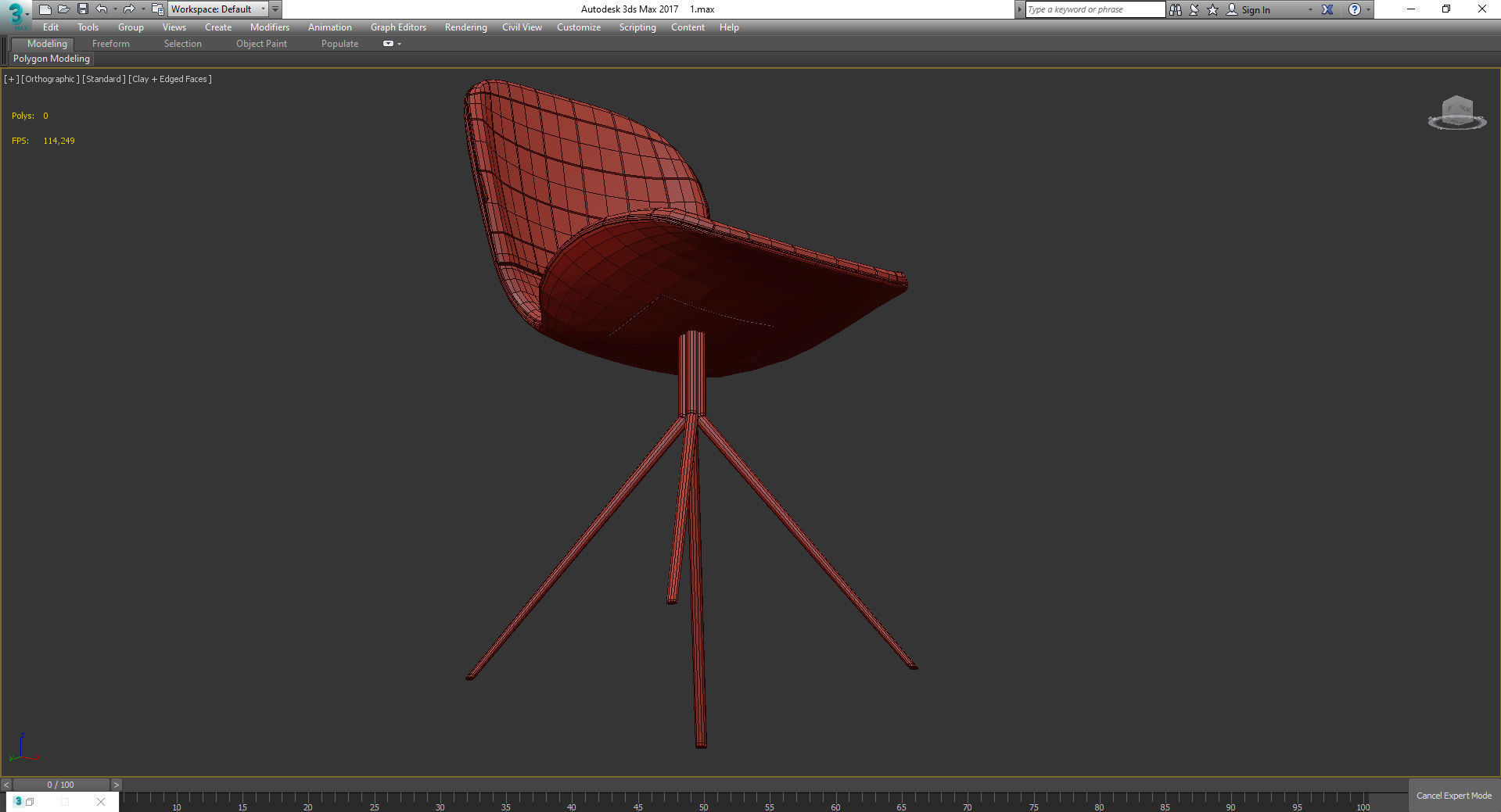 Zuiver OMG Stoel 3d model Low-poly 3D model_3