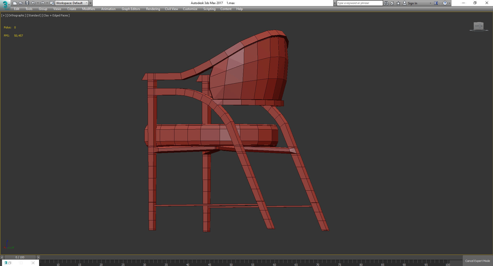 Alexander Lysak Dinning chairs 3d model Low-poly 3D model_3