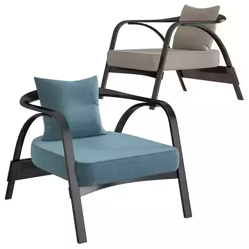 GRILLO Poltrona By True Design design PARISOTTO 3d model Low-poly 3D model