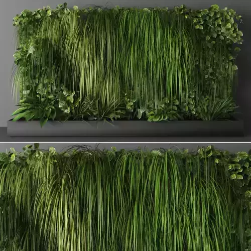 Vertical garden 69 Low-poly 3D model