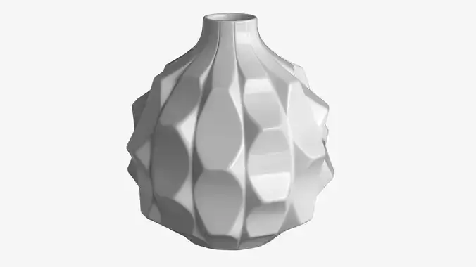 Decor Vase 007 Low-poly 3D model