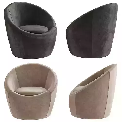 Crest Swivel Chair 3d model