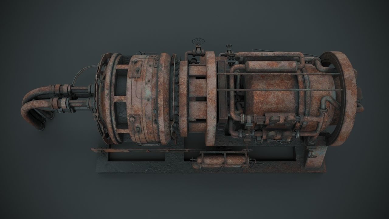 Machinery device 3D model_15