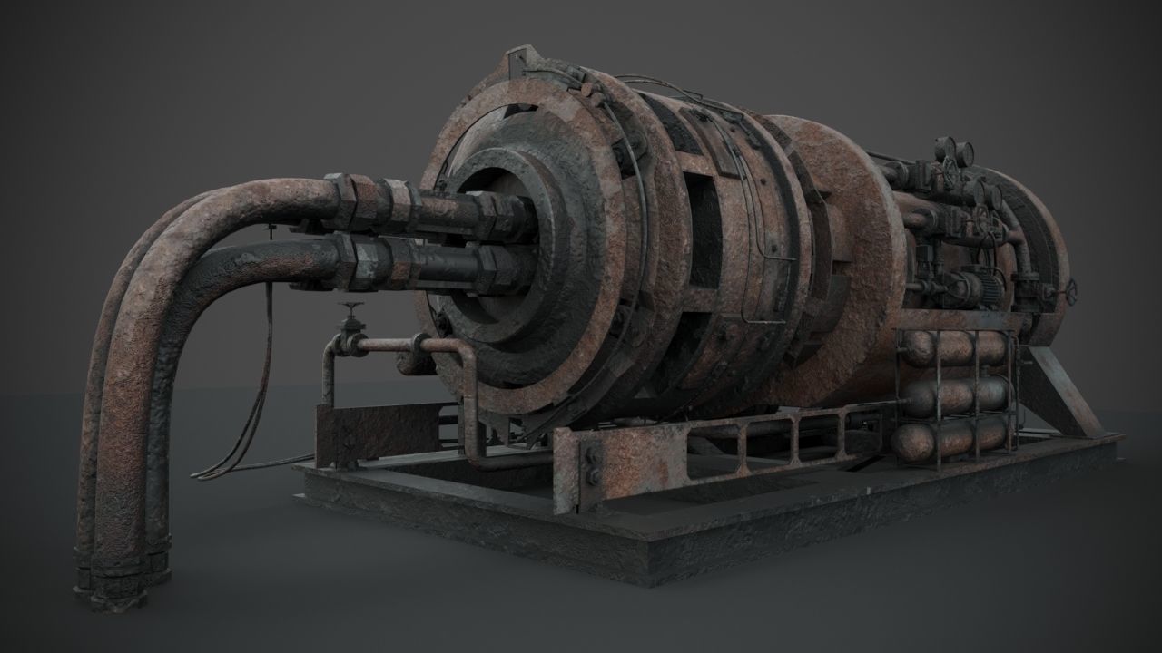Machinery device 3D model_13