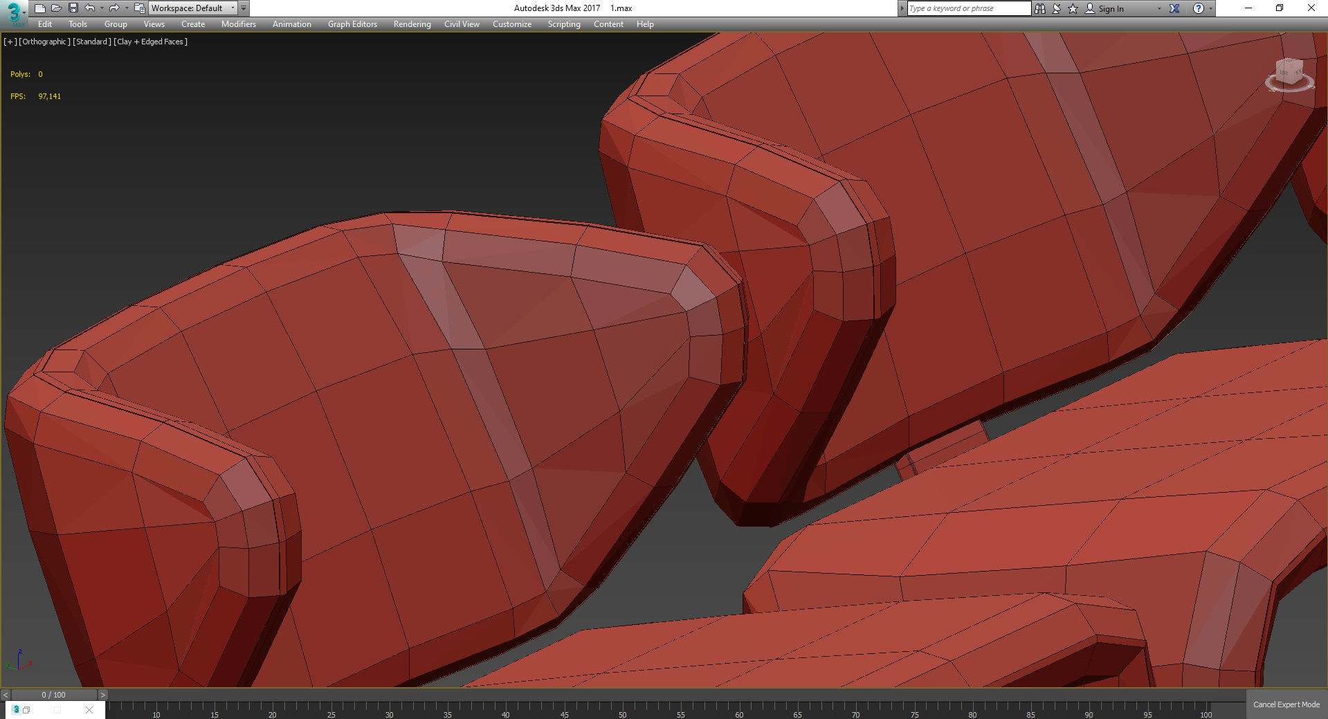 Vector chair By Marcin Laskowski 3d model Low-poly 3D model_4