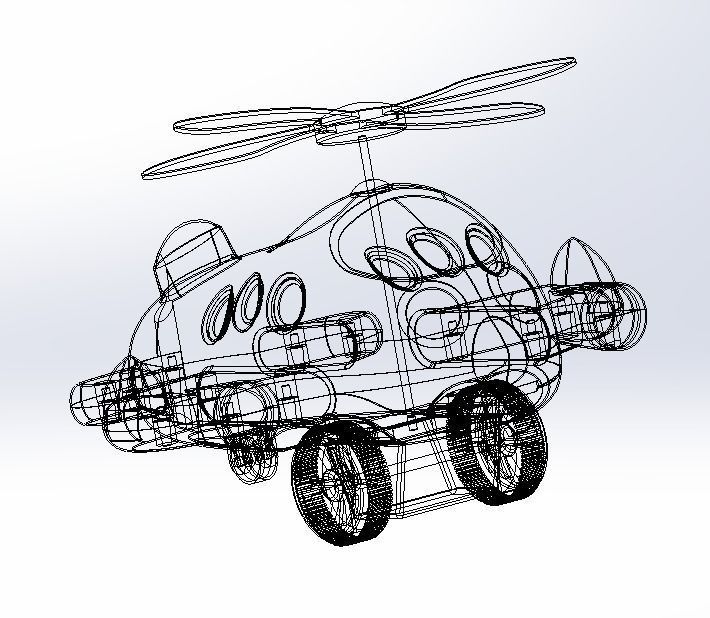 Toy plane 3D model_4