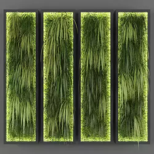 Vertical garden 73 Low-poly 3D model