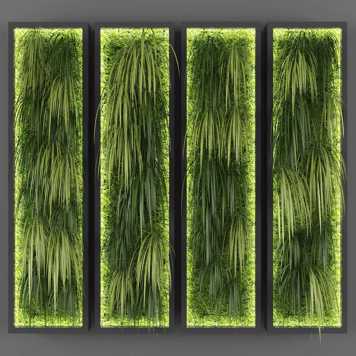 Vertical garden 73 Low-poly 3D model_0