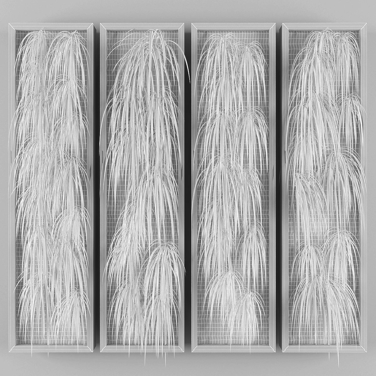 Vertical garden 73 Low-poly 3D model_2