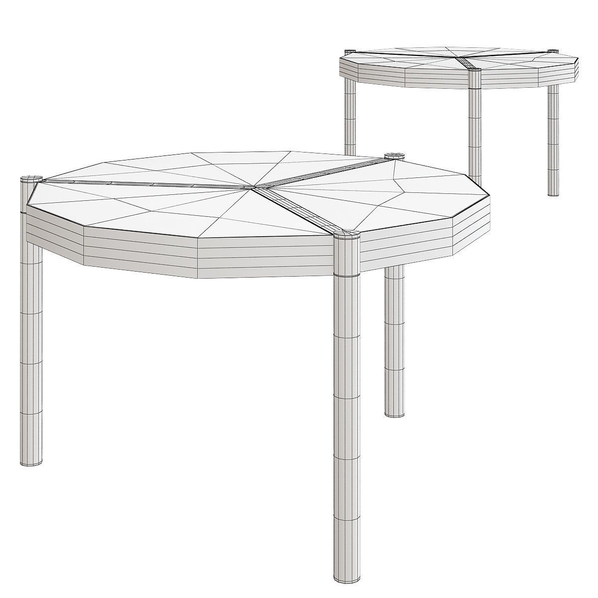 VeniceM URBAN COFFEE TABLE 3d model Low-poly 3D model_1