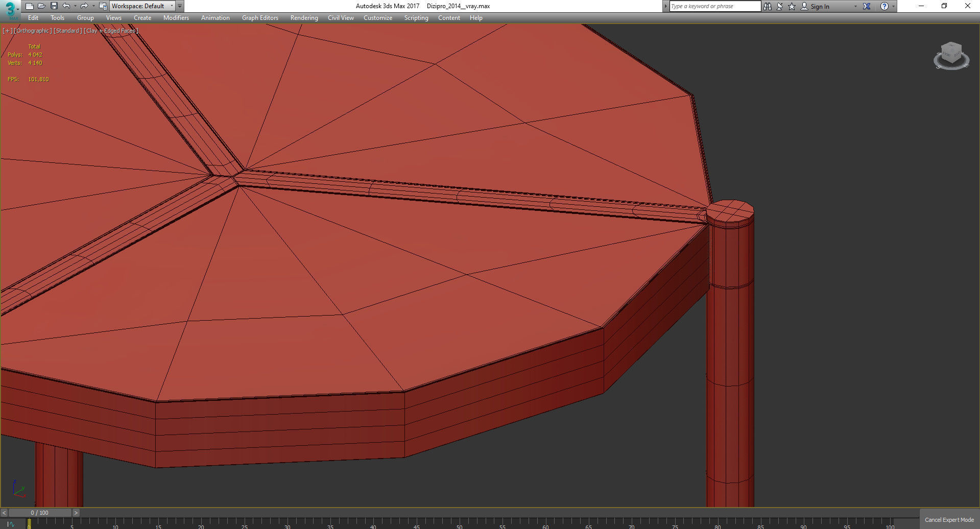 VeniceM URBAN COFFEE TABLE 3d model Low-poly 3D model_4