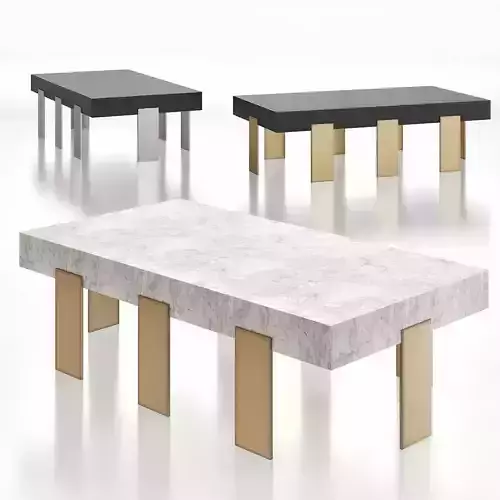 Inedito CARTHAY COFFEE TABLE BY GIANNELLA VENTURA 3d model Low-poly 3D model