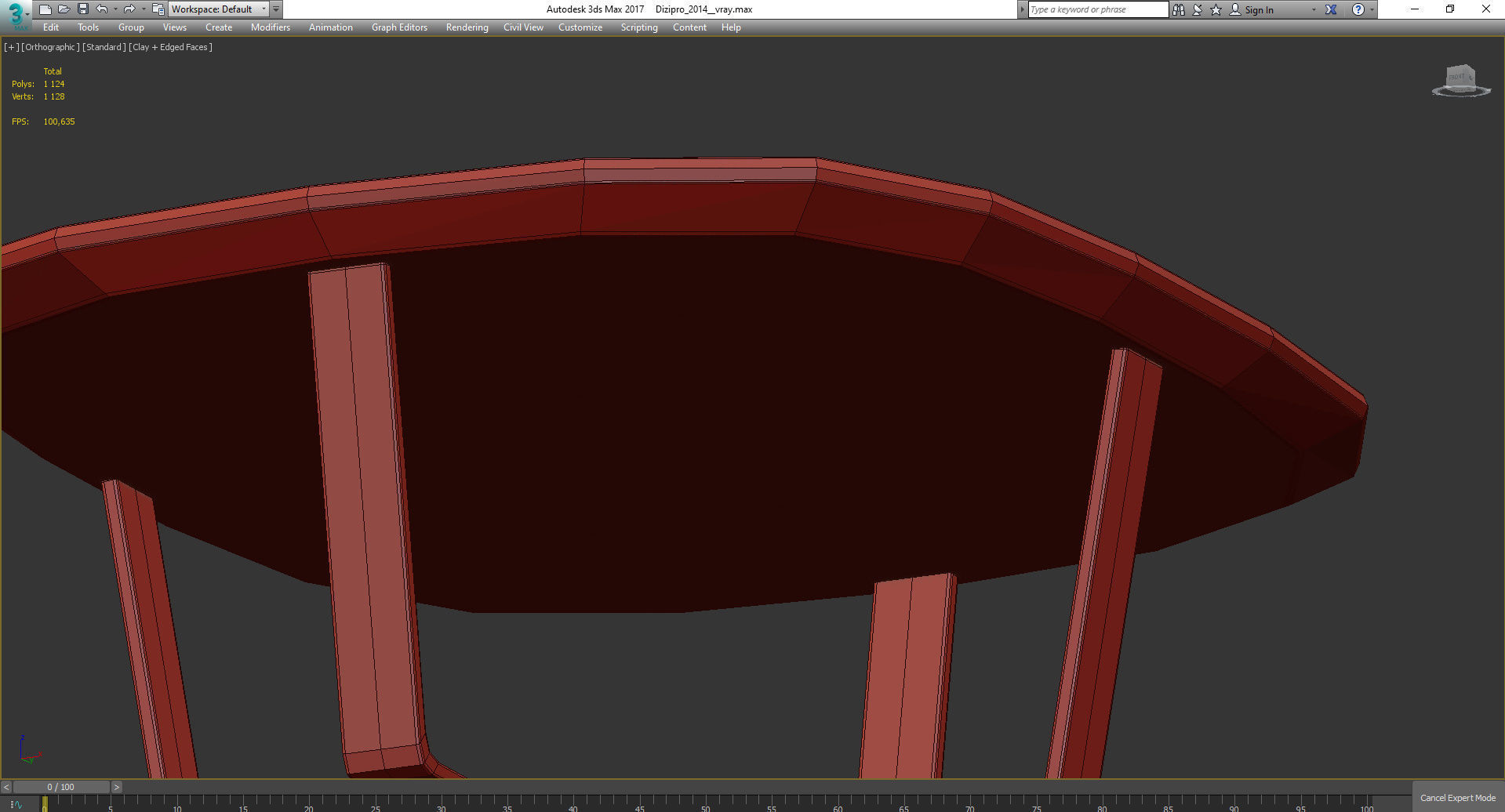 Longhi OMEGA COFFEE TABLE BY GIUSEPPE IASPARRA 3d model Low-poly 3D model_4